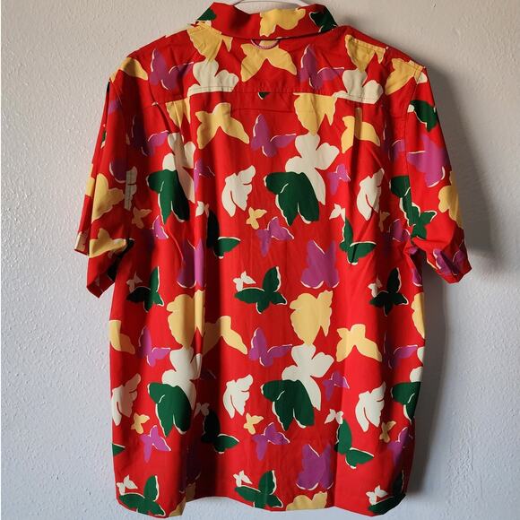 Outdoor Voices SolarCool Camp Collar Recreation Short Sleeve Button Down Shirt - Picture 3 of 9